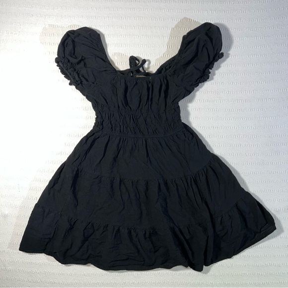 Womens Y2K Babydoll Fairy Grunge Dress M Milkmaid Whimsigoth Cottage Cotton - Picture 2 of 6